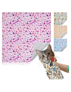 Envoltura Calmante para Gatos Foiesfiuh 70x70 cm Rosa