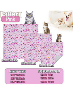 Envoltura Calmante para Gatos Foiesfiuh 70x70 cm Rosa 2