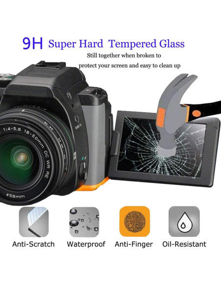 Protector de Pantalla Vidrio Templado para Panasonic Lumix 3 Pack