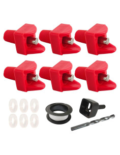 6 Piezas de Pezones Automáticos para Bebederos de Pollo Cyrading