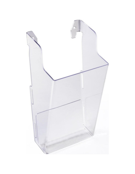 Soporte de Pared para Folletos Displays2go 8 Bolsillos Acrílico