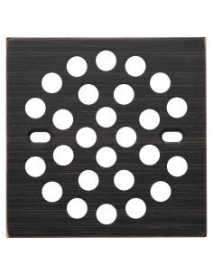 Rejilla de Drenaje Cuadrada RRAJJ 100mm Acero Inoxidable Cepillado