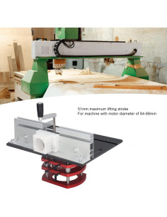 Elevador de Router Zooke, Base de Elevación 51mm para Carpintería 2