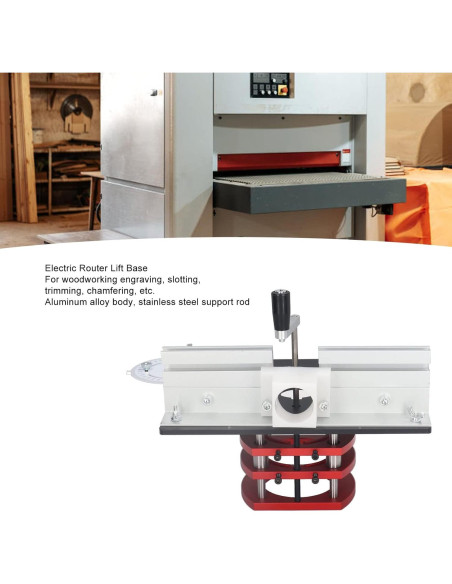 Elevador de Router Zooke, Base de Elevación 51mm para Carpintería