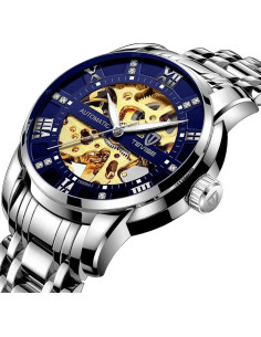 Reloj Mecánico Automático Dentily T9005A Acero Inoxidable Hombre 2
