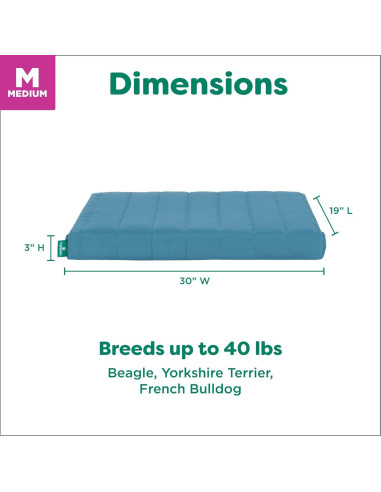 Cama ortopédica para perros FurHaven - Mediana, Laguna