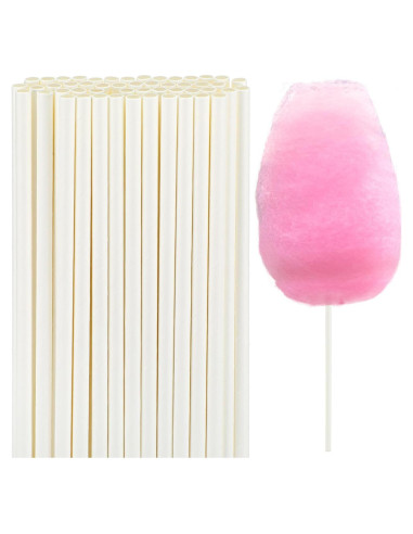 50 Conos de Algodón de Azúcar XLIUAX 35 cm Papel Apto Alimentos