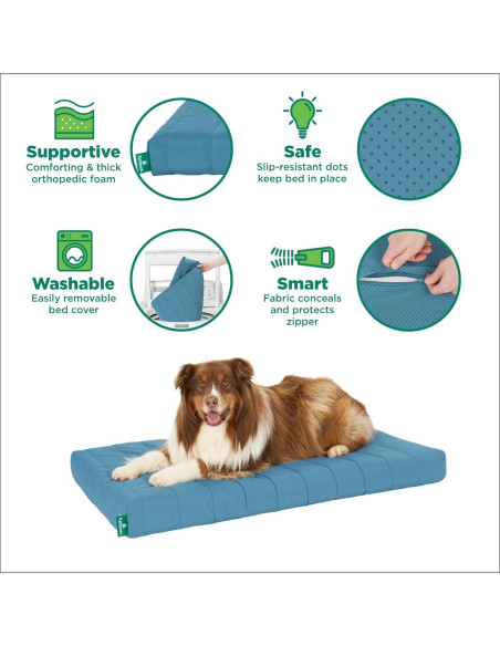 Cama ortopédica para perros FurHaven - Mediana, Laguna