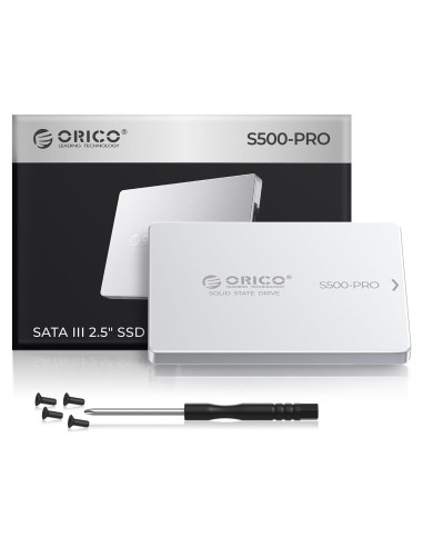 SSD Interno ORICO 1TB SATA III S500PRO 550MB/s Aluminio