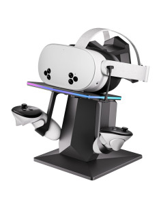 Base de Carga Rápida ODGG para Meta Quest 2/3/3S con RGB