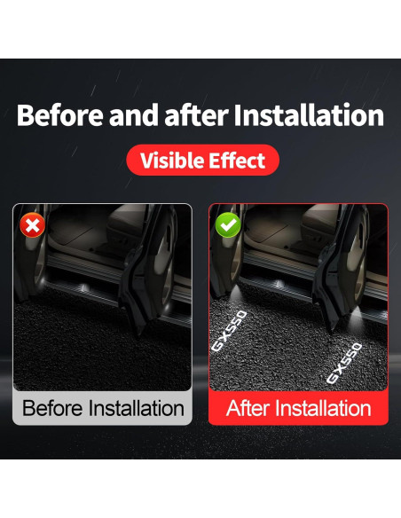 Luces de Bienvenida LED para Lexus GX550 - 4 Piezas