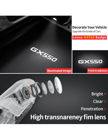 Luces de Bienvenida LED para Lexus GX550 - 4 Piezas