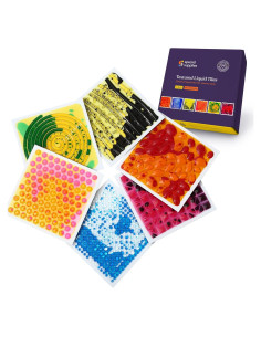 Azulejos de Piso Líquido Coloridos Suministros Especiales - Set de 6