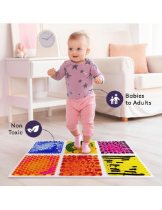 Azulejos de Piso Líquido Coloridos Suministros Especiales - Set de 6 2