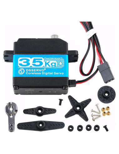 Servo Digital Wishiot 35KG Impermeable 270 Metal 60g