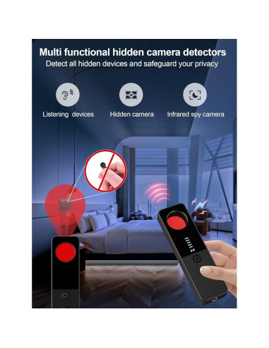 Detector de cámaras ocultas y GPS CountureMode G007 - Portátil
