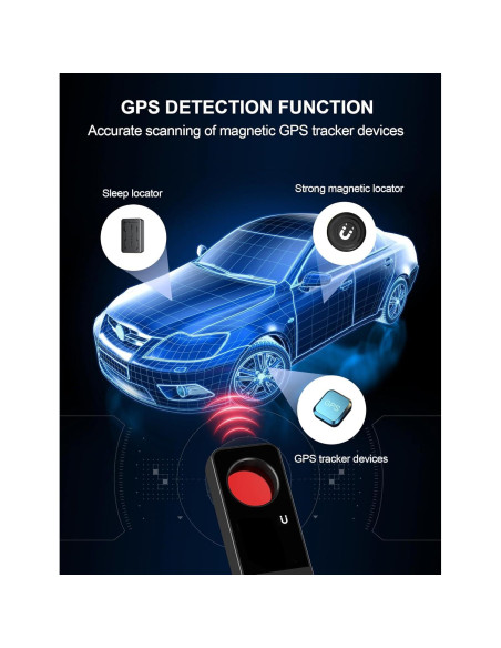 Detector de cámaras ocultas y GPS CountureMode G007 - Portátil