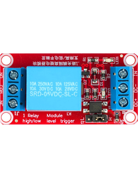 Módulo de Relé de 5V MTDELE 8 Pcs con Aislamiento Optoacoplador