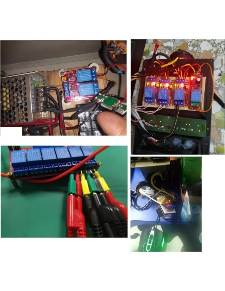 Módulo de Relé de 5V MTDELE 8 Pcs con Aislamiento Optoacoplador