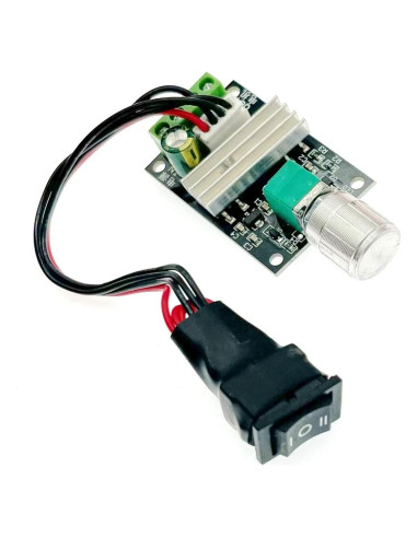 Controlador de Velocidad Motor DC PWM JZK 3A 6-28V Reversible