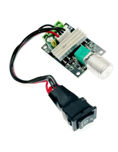 Controlador de Velocidad Motor DC PWM JZK 3A 6-28V Reversible