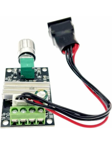Controlador de Velocidad Motor DC PWM JZK 3A 6-28V Reversible