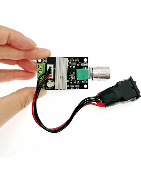 Controlador de Velocidad Motor DC PWM JZK 3A 6-28V Reversible