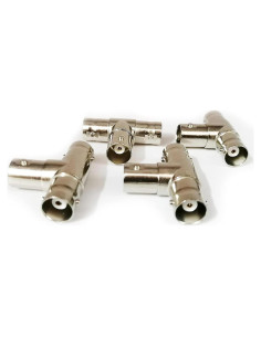 Divisor BNC en T Longleaf 4 Piezas Conector Coaxial RF