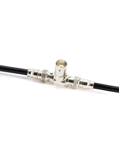 Divisor BNC en T Longleaf 4 Piezas Conector Coaxial RF