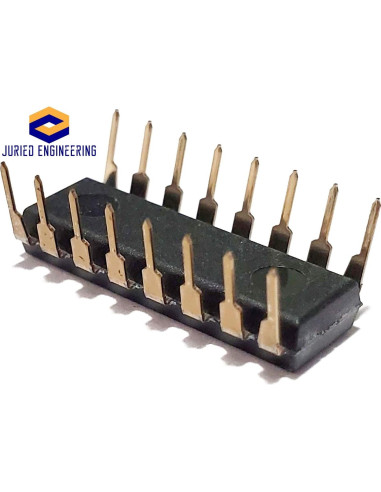 Controlador Decodificador BCD-a-7-Segmento TI CD4511BE (Paquete de 10)