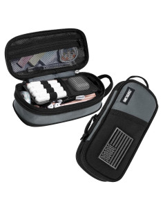 Estuche de Lápiz OneTigris QBH01-GY Gris - Organizador Escolar