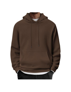 Sudadera con Capucha COOFANDY para Hombre XX-Large Marrón