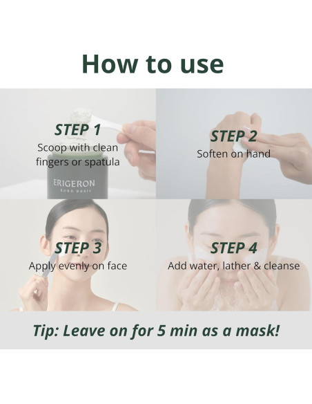 Bálsamo Limpiador Facial ERIGERON 100 ml - Avena y Té Verde