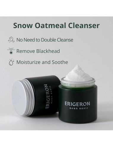 Bálsamo Limpiador Facial ERIGERON 100 ml - Avena y Té Verde