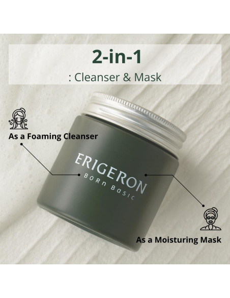 Bálsamo Limpiador Facial ERIGERON 100 ml - Avena y Té Verde