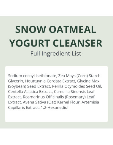 Bálsamo Limpiador Facial ERIGERON 100 ml - Avena y Té Verde