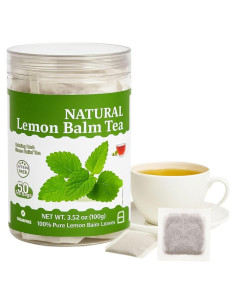 Bolsitas de Té de Melisa YUNHAHA - 50 Unidades Ecológicas