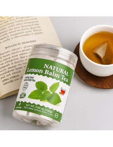 Bolsitas de Té de Melisa YUNHAHA - 50 Unidades Ecológicas