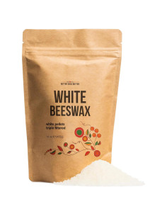Pellets de Cera de Abeja Blanca 100% Pura 0.45 kg - Better Shea Butter