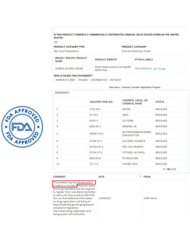 Crema de Urea OUKEYA 42% + Ácido Salicílico 2% - 2 Piezas