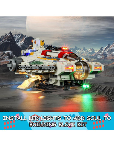 Kit de luces LED Mililier para Lego Star Wars 75357