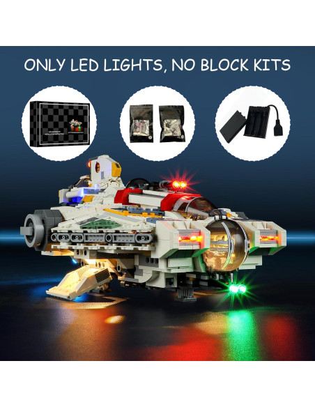 Kit de luces LED Mililier para Lego Star Wars 75357