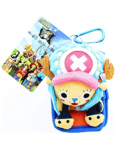 Funda de peluche One Piece Chopper Kyun - Soporte llaves