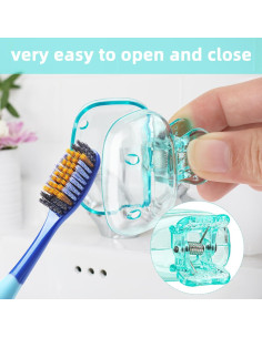 6 Cubiertas de Cepillo de Dientes Waenerec - Viaje y Hogar 2