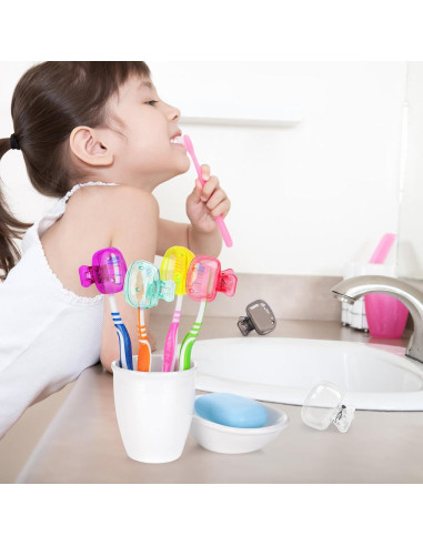 6 Cubiertas de Cepillo de Dientes Waenerec - Viaje y Hogar