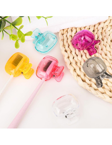 6 Cubiertas de Cepillo de Dientes Waenerec - Viaje y Hogar