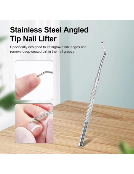 Cortauñas Eagle Beak 3 Piezas Acero Inoxidable Negro