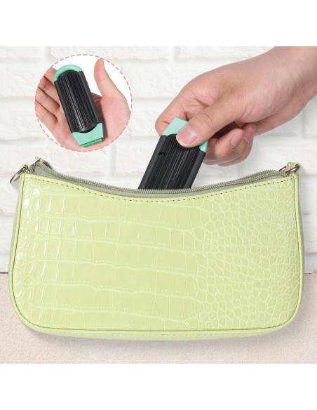 Cepillo de cabello plegable con espejo Zyghjort - 2 piezas