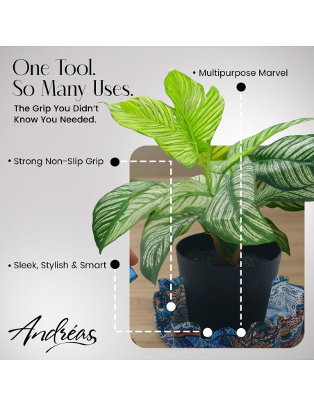 Abrebotellas de Silicona Andreas Gatos Felices 15.88 cm Antideslizante