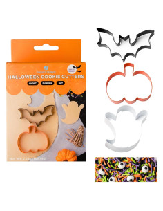 Kit de Horneado Halloween Sweets Indeed - 3 Cortadores + 56.7 g Sprinkles